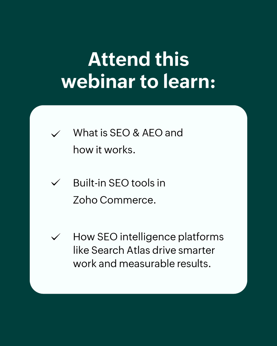 Zoho Commerce tweet media