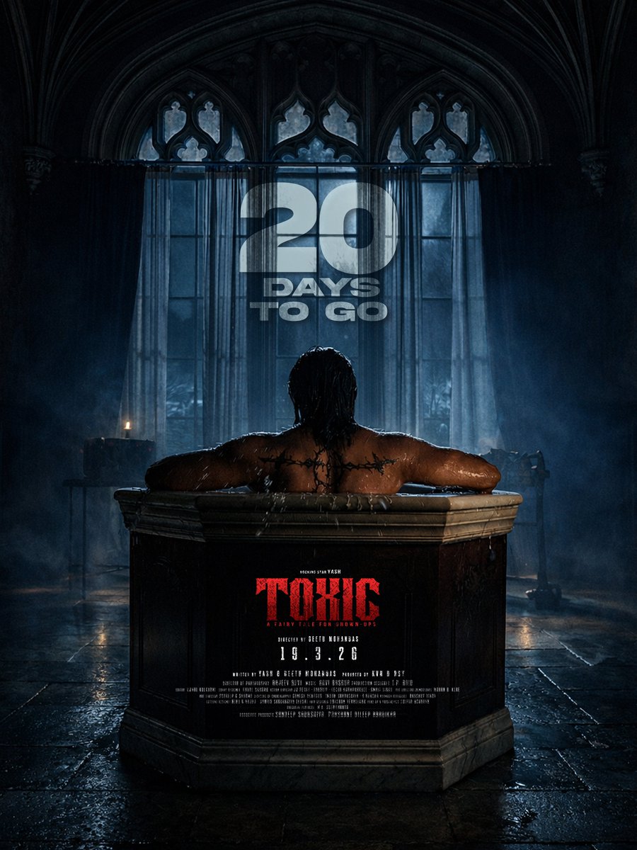 NameIsShreyash's tweet photo. Raya Rule In 20 DAYS 🔥

#ToxicTheMovie @TheNameIsYash 
#Yash #ToxicOnMARCH19th