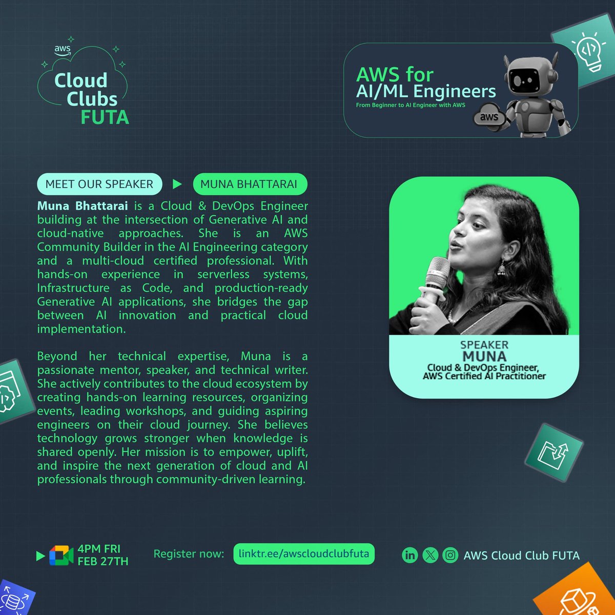 AWS Cloud Club FUTA tweet media