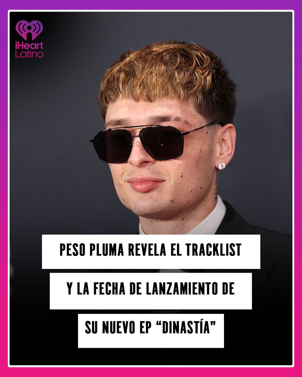 Peso Pluma reveló la lista de canciones y la fecha de estreno de su próximo EP titulado Dinastía, generando gran expectativa entre sus seguidores. El proyecto incluye cuatro temas inéditos y colaboraciones con Randal, Lencho, Rey Quinto y Amenta.