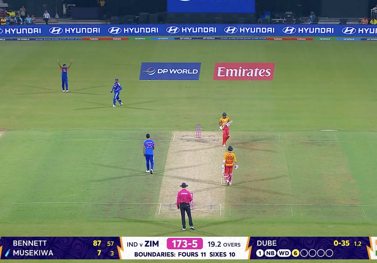 nomadic_terran's tweet photo. Dube BKL !!!!!!!!

#INDvsZIM https://t.co/SZxQxhLqKy