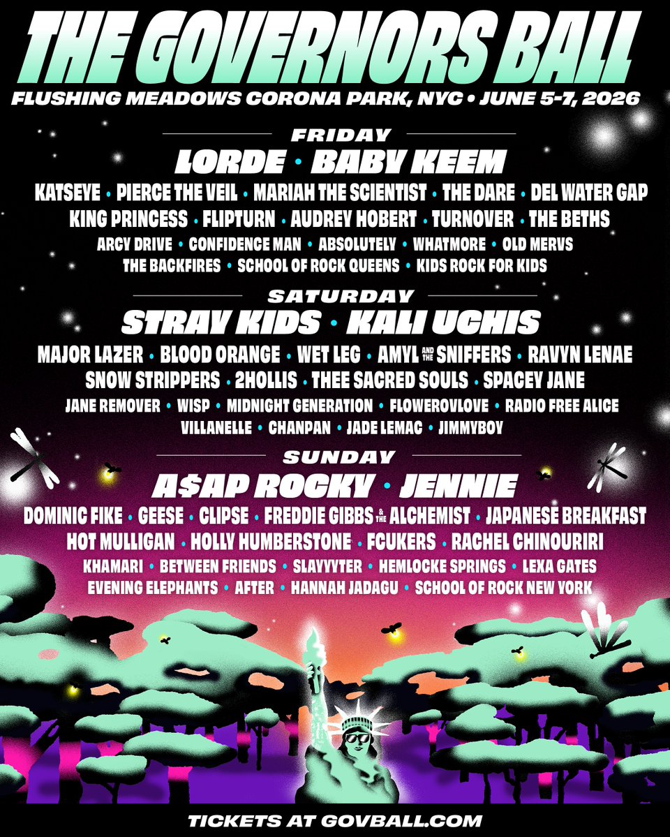 less than 100 days, nyc!!! 🗽

update: 2hollis will now play saturday + del water gap will now play friday