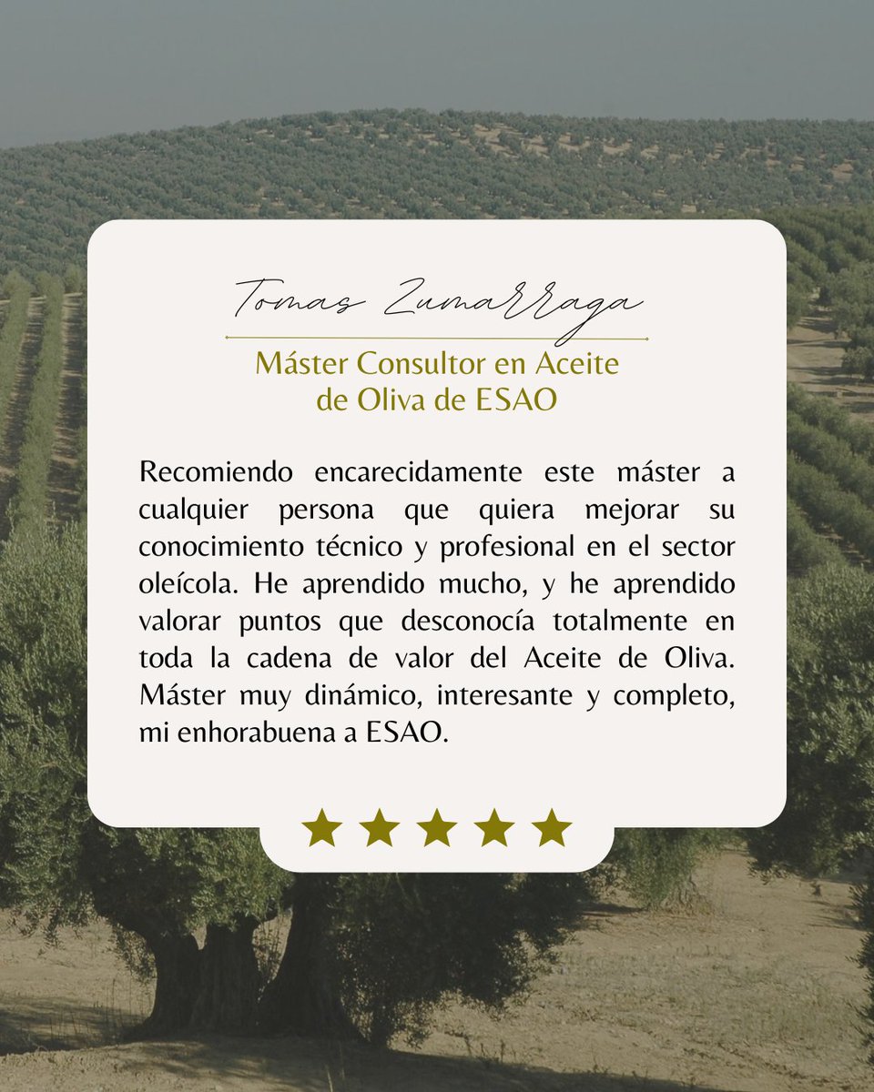 Escuela Superior del Aceite de Oliva tweet media