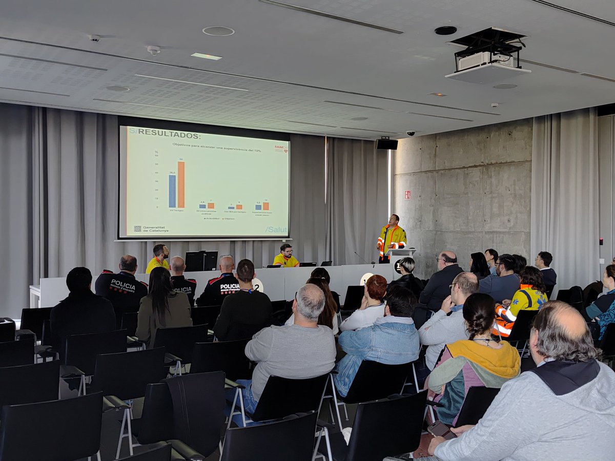 semgencat's tweet image. Imatges de la Jornada d'Actualització de les Guies #RCP 2025 i de la presentació del Projecte 'ACR Respon', la nova App per activar agents comunitaris en cas d'aturada cardíaca.

La jornada, celebrada avui a la seu de @112 a #Reus, ha tingut lloc en format presencial i també en