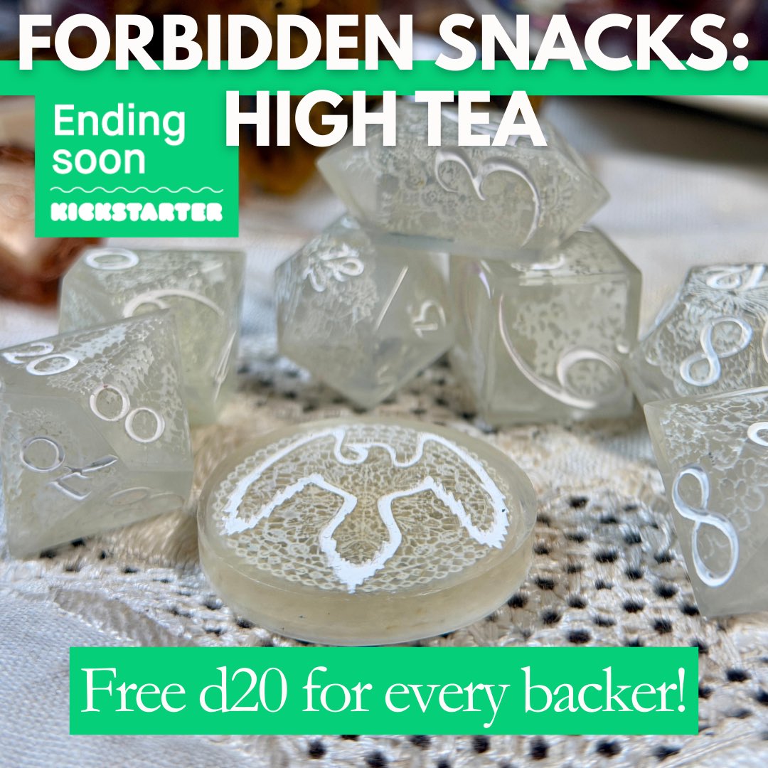 Raven & Riddle - High Tea Kickstarter LIVE tweet media