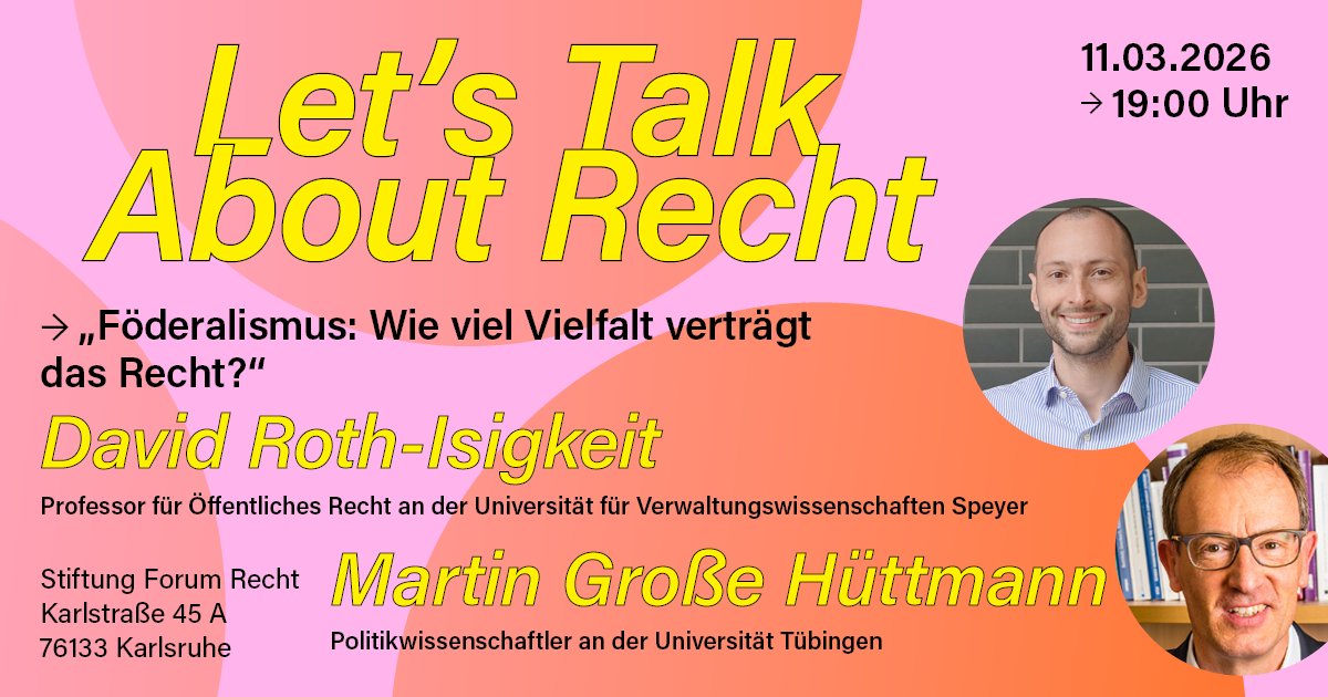 Stiftung Forum Recht tweet media