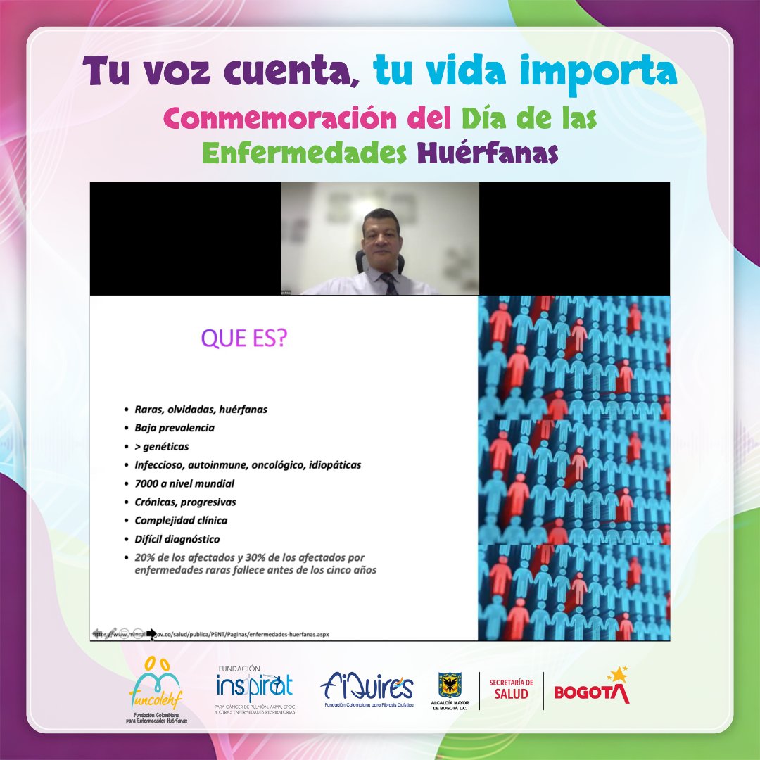 El Dr. Juan David Arias explica qué es una #EnfermedadRara y destaca que pueden tener diversas causas
También resalta su alta complejidad diagnóstica, que con frecuencia implica múltiples consultas, exámenes y un abordaje interdisciplinario.

#EnVivo facebook.com/share/v/1ASNAA…