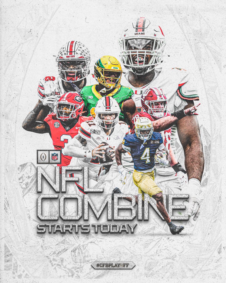 FuriaNFL's tweet photo. Hoy arranca el NFL Combine 2026 🏈
Más de 300 prospectos compiten por subir en los draft boards.
¿A qué posición le pondrás lupa estos días?
#NFLCombine #FuriaNFL https://t.co/T4uSIQKaLd