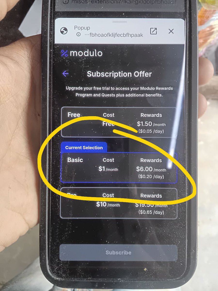 🚨 Modulo Subscription Model is LIVE!

Here’s what changed 👇

🆓 New users get 30 Days Basic Trial automatically.

After that, you must choose:

🔵 Basic / Pro (Paid Tiers)
• Higher reward limits
• Exclusive features
• Required for upcoming Quest rewards

🆓 Free Tier 
•
