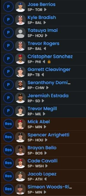 MidMOCardinal's tweet photo. @Andrew_FBB What’s your thoughts on my team? 18 teamer, I’ve included the scoring categories. The plan is for Bichette to be my 3B once he gains eligibility after 5 games https://t.co/0sKUeZrXBQ