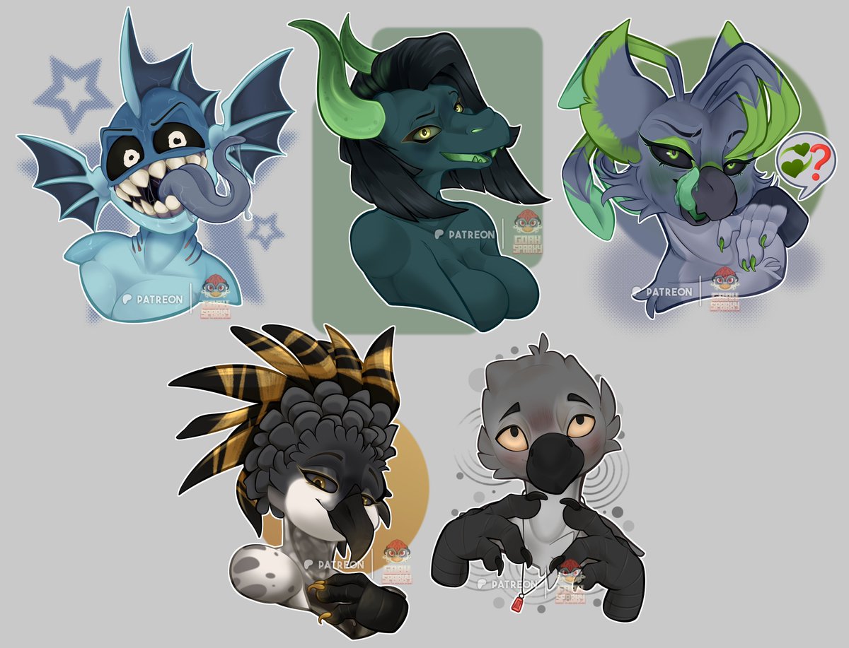 Lots of busts >:3c
