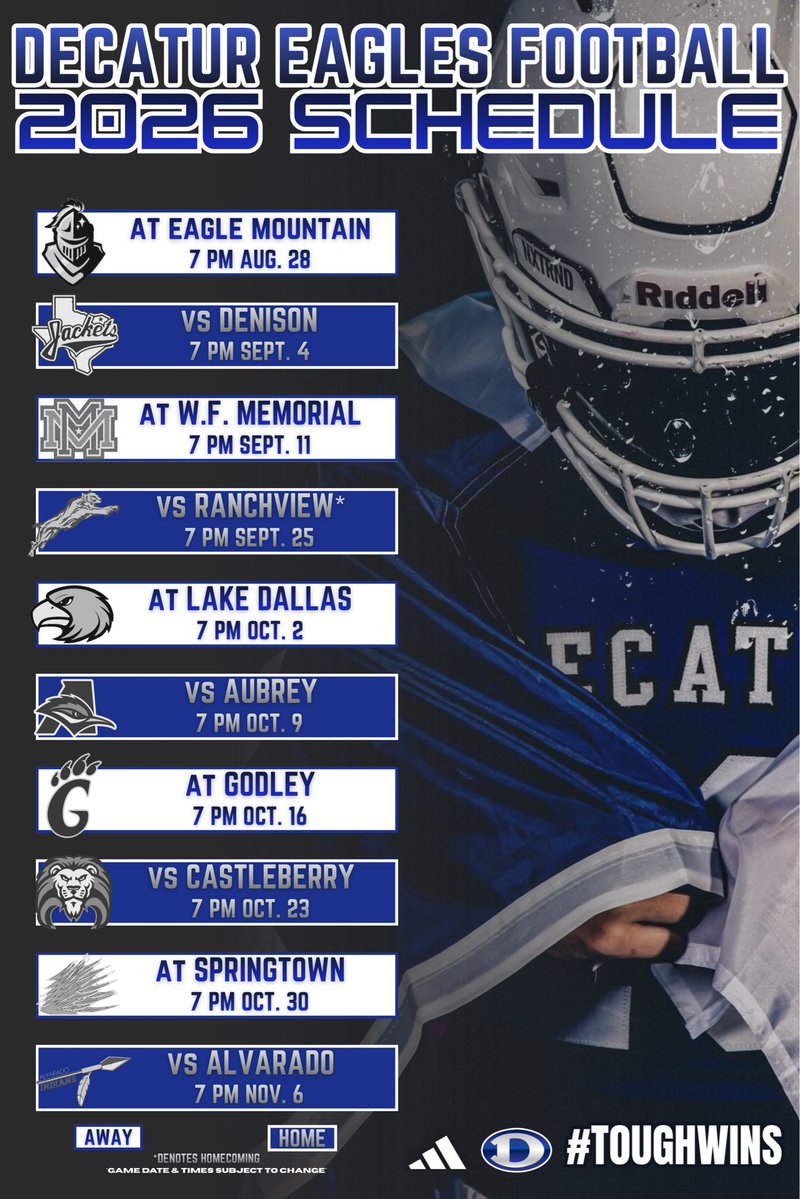 Decatur Eagles Football tweet media