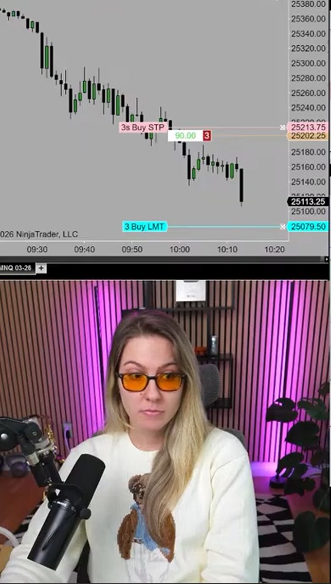 TanjaTrades's tweet photo. POV you're in $NQ shorts and get a huge meltdown candle https://t.co/S9O8Pi2iVC
