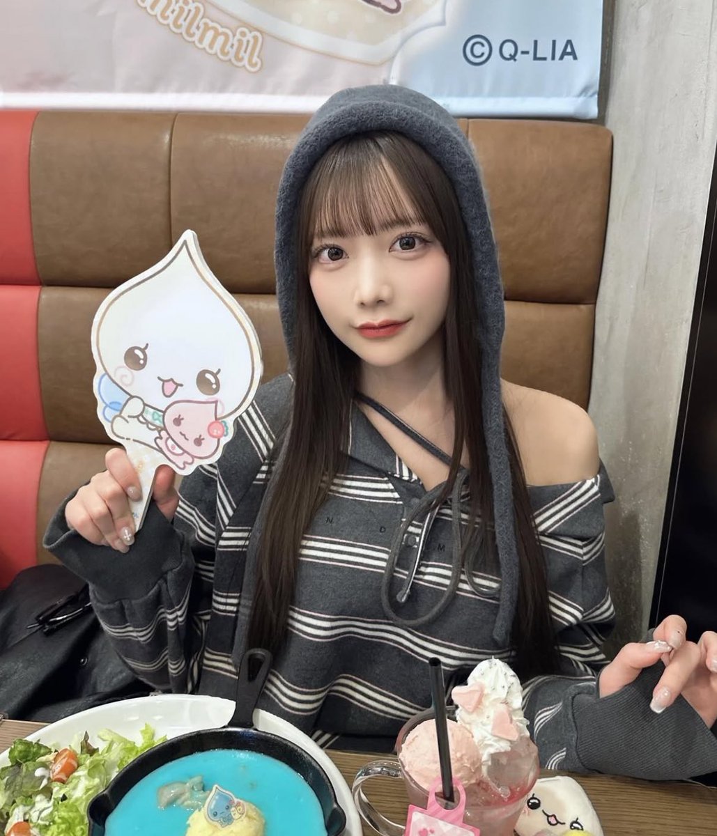 🌷元 #iLiFE! #有栖るな ちゃん着用 □ ANDMARY Connie loose set up