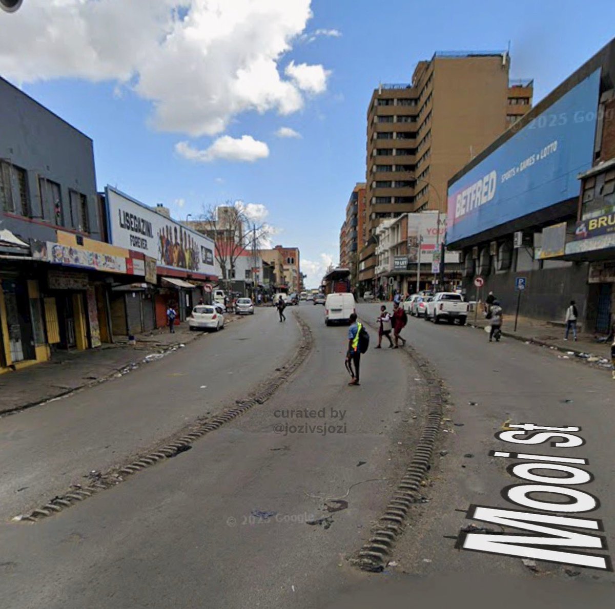 Mooi Street. Johannesburg. South Africa. 

2013 vs 2025.