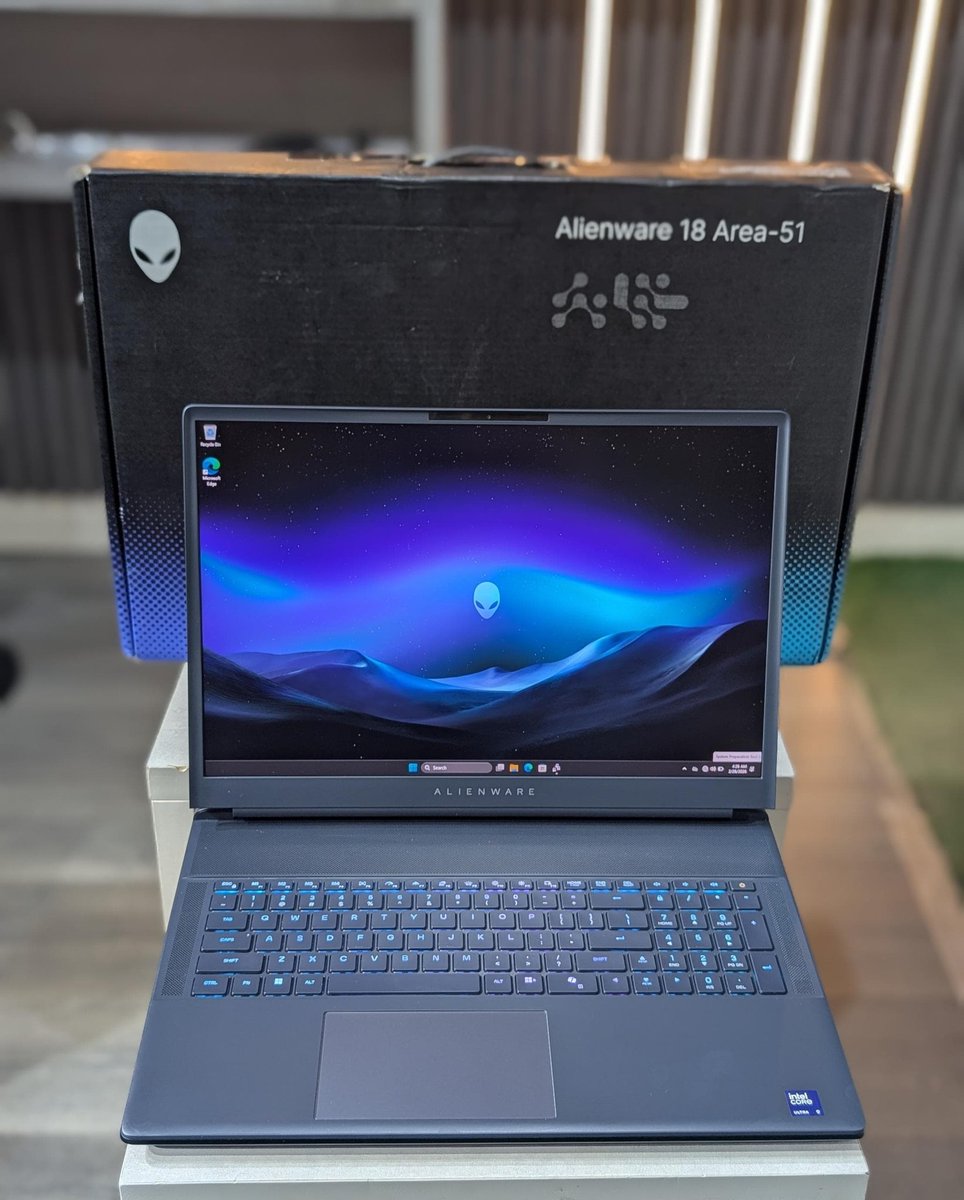 _sw3ft's tweet photo. 🏷️🏷️🏷️

Open Box
Alienware 18 Area-51 AA18250
18" QHD+ 300Hz Display
Intel Core Ultra 9 275HX 15th Gen
32gb RAM/2TB SSD 
Backlit Keyboard 
Facial Recognition 
NVIDIA GeForce RTX 5070 Ti
12GB VRAM
• Windows 11 Pro 

Price: ₦4.2M https://t.co/KlXjZUXgx8