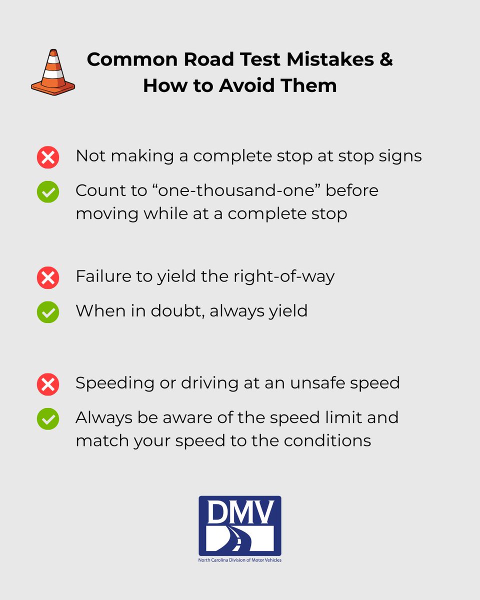 North Carolina Division of Motor Vehicles tweet media