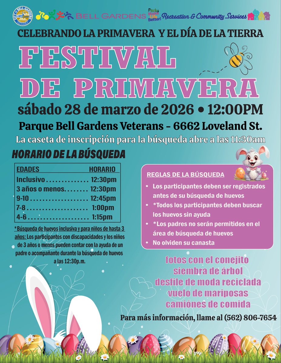 Bell Gardens Recreation tweet media