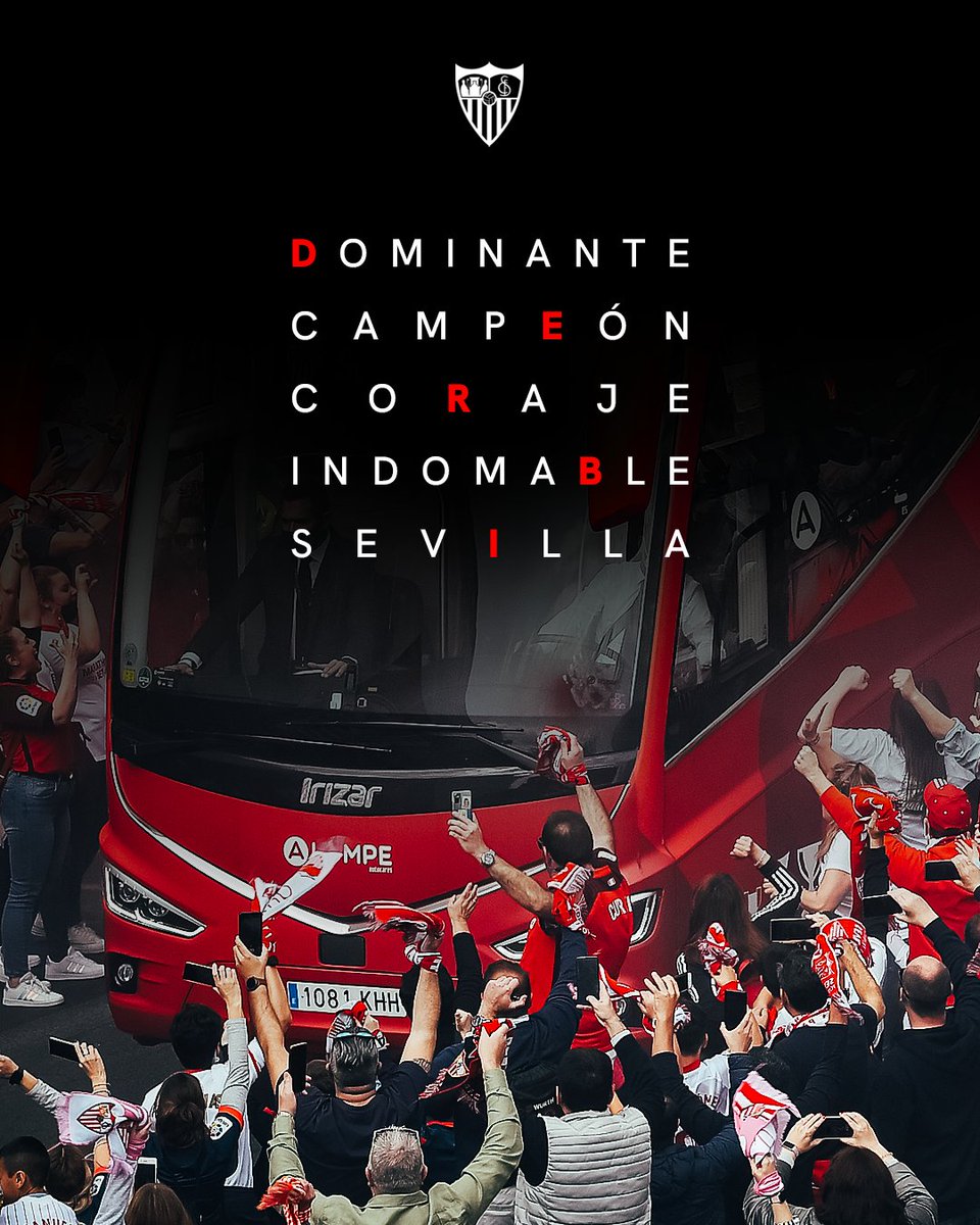 𝐒𝐞𝐯𝐢𝐥𝐥𝐚 𝐞𝐬 𝐥𝐚 𝐜𝐮𝐞𝐬𝐭𝐢𝐨́𝐧.

⏳ #ElGranDerbi ❤️