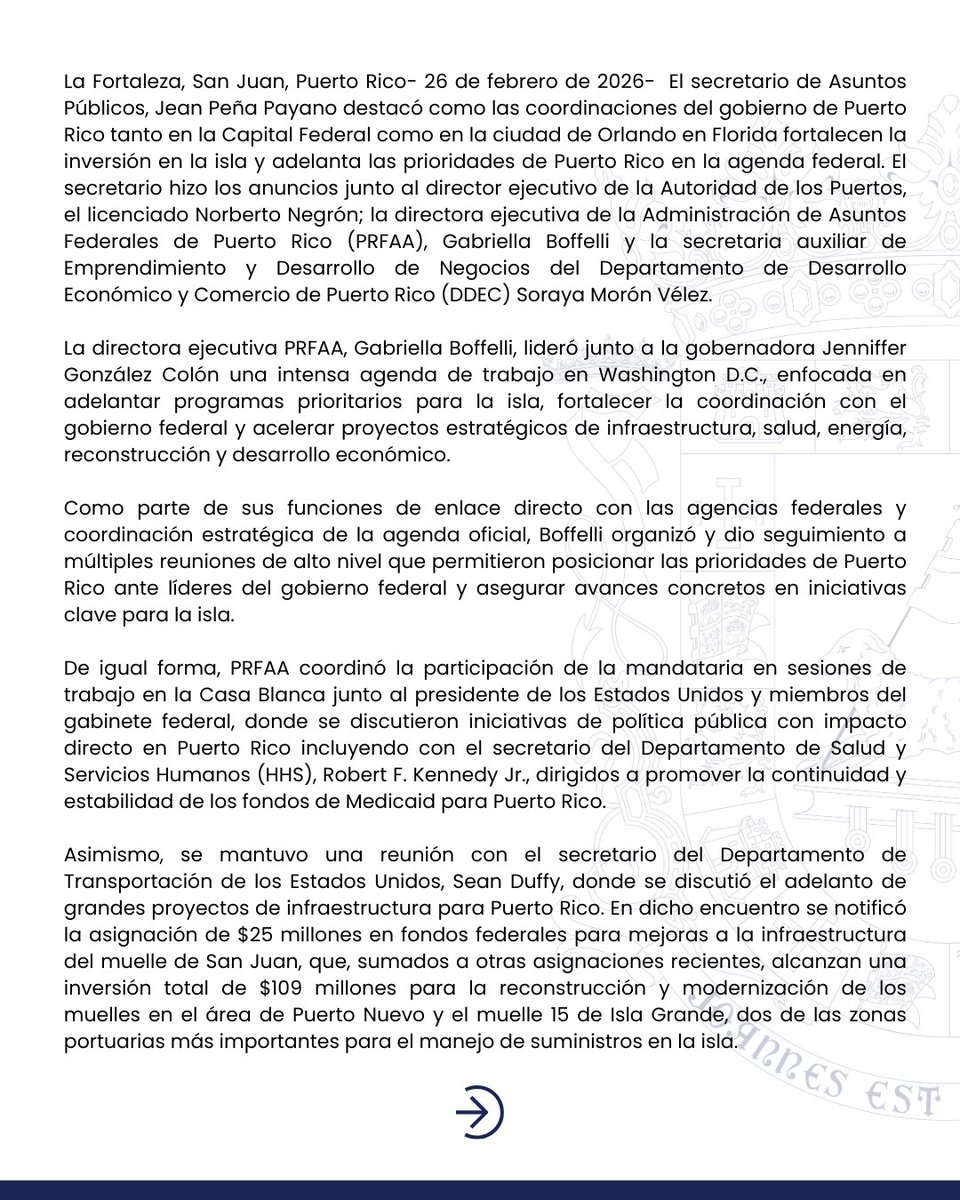 Gobierno de Puerto Rico tweet media