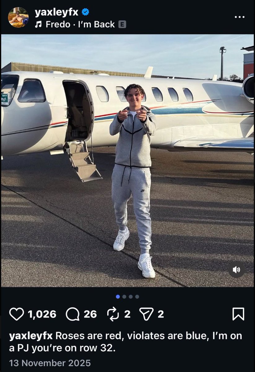 This is Tommy Robinson's son bragging about all the money his family has made grifting