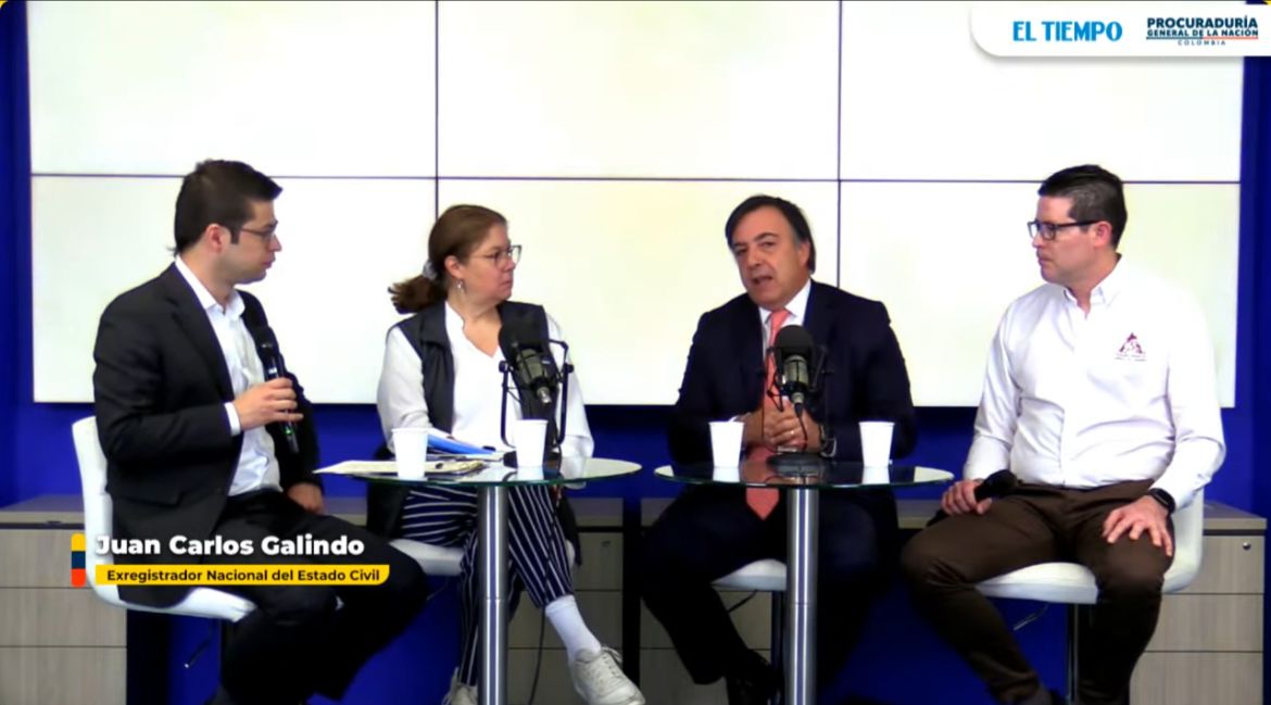 <a href="/dumek_turbay/">Dumek Turbay Paz</a> “Para llevar a cabo unas elecciones es necesario tener seguridad, un orden público controlado y disposición de diferentes medios administrativos y logísticos”, Juan Carlos Galindo, exregistrador Nacional del Estado Civil <a href="/jcgalindovacha/">Juan Carlos Galindo Vácha</a>