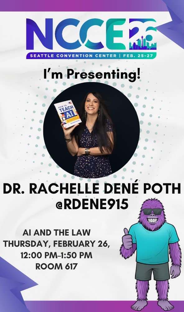 Dr. RACHELLE DENÉ POTH |ThriveinEDU #AI #AIinEDU tweet media