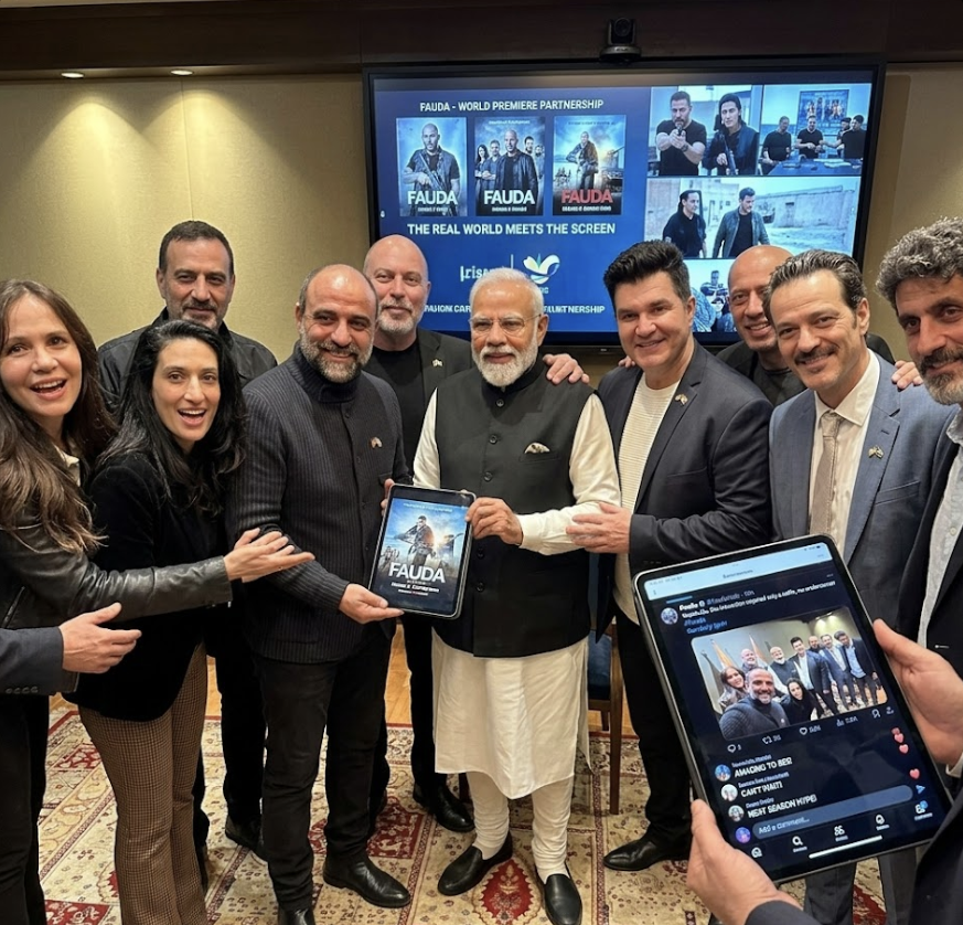 Incognito_qfs's tweet photo. Fauda is literally hated by Free Palestine Gang all over the world.

And PM Modi is taking pictures with the team of Fauda...😂 https://t.co/5zdgzbjd4G