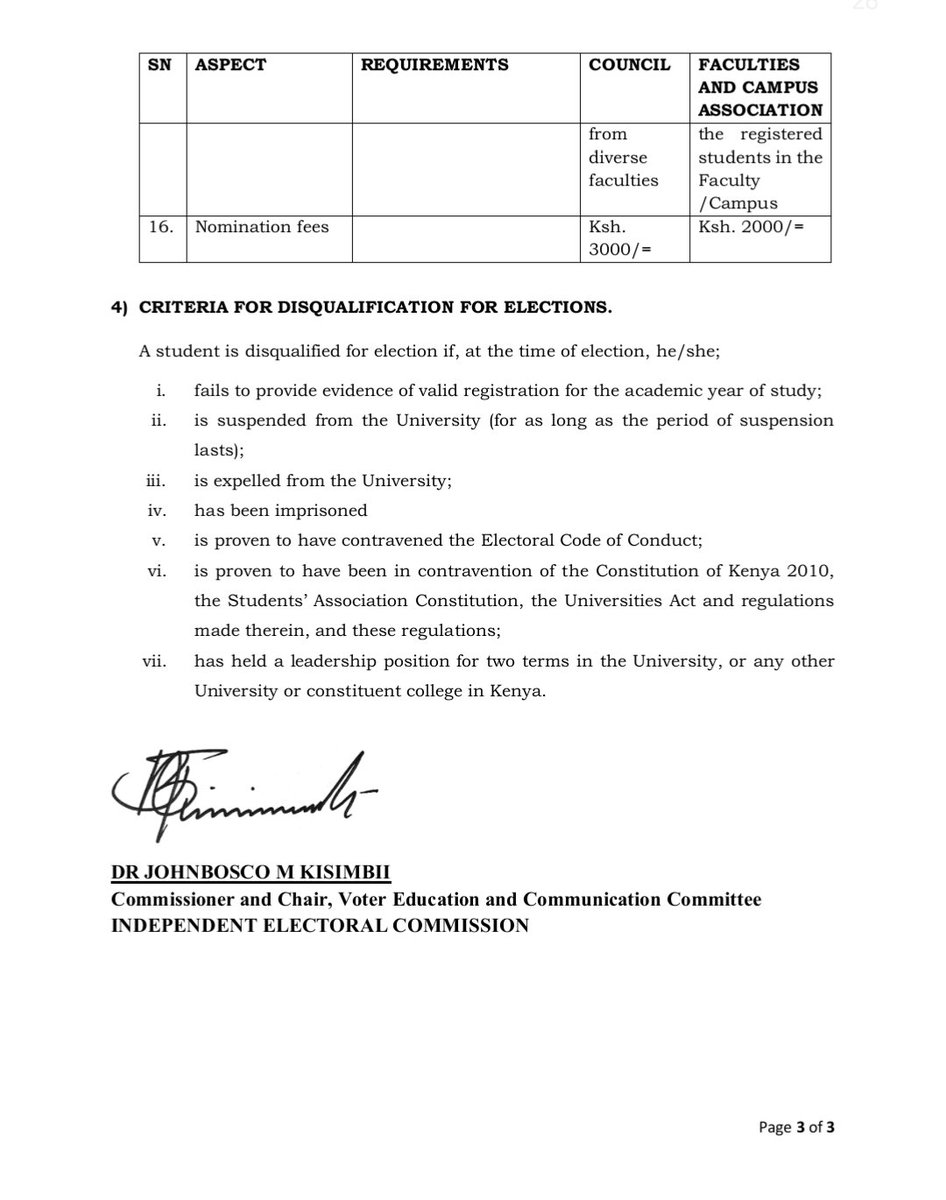 UNSA ELECTORAL COUNCIL tweet media