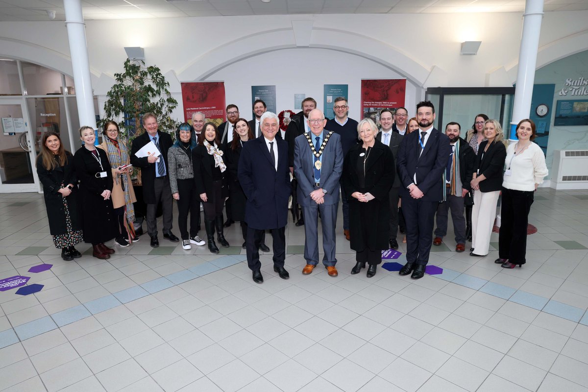 mea_bc's tweet photo. Prominent representatives from the Normandy region of France have been hosted by @Mayor_MEA in Carrickfergus - as part of Mid and East Antrim Borough Council’s plans to celebrate European Year of the Normans (Millenium 2027).

https://t.co/lDzSmUDWEq https://t.co/rn6Qd3ljfX