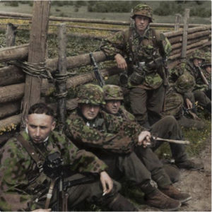 D88PB's tweet photo. @DulceBellum1944 Stylish #OakLeaf summer camo #PanzerGrenadiers #WW2 https://t.co/kDDsMJCgov