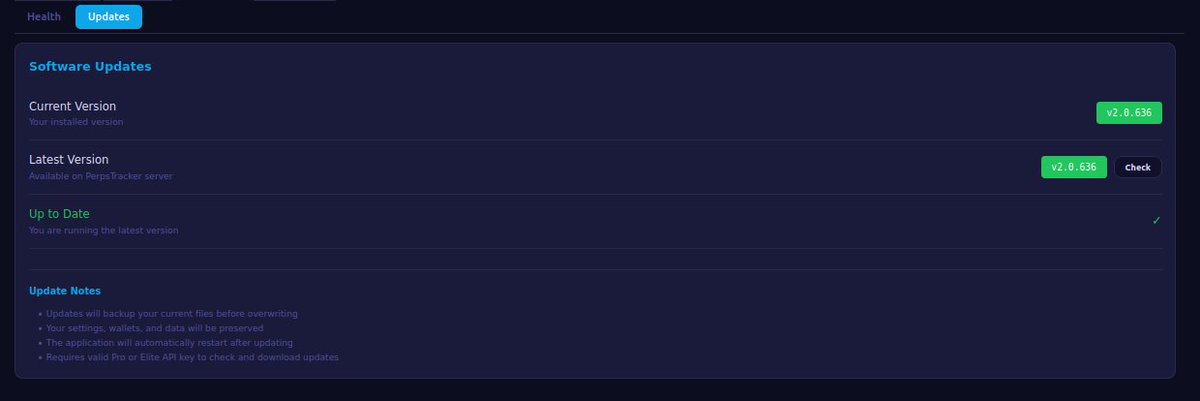 🔄 Auto-update system:

New version drops? The bot detects it, downloads it, installs it, and restarts itself.

No manual file copying. No missed updates. No downtime.

One-click updates when you want manual control. Fully automatic when you don't.

#AutoUpdate #TradingBot
