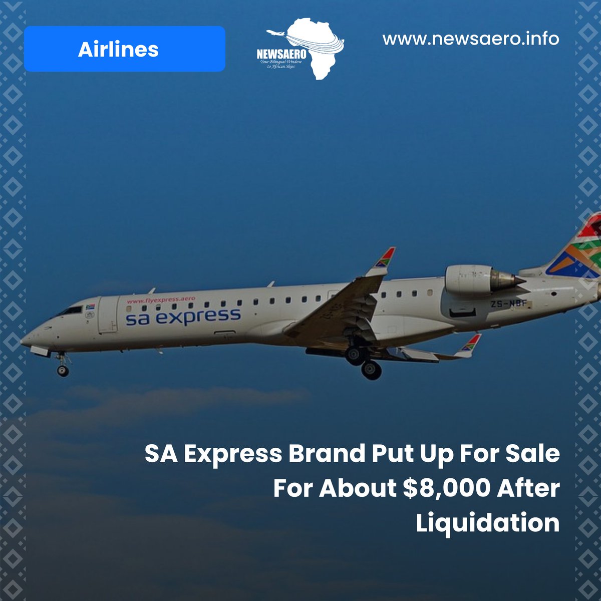 NewsaeroEn's tweet image. as part of the company’s liquidation process, a parliamentary committee heard this week.

👉 Lire l'article complet (fr/en):  tinyurl.com/mryy4b4f 

#AfricanAviation #AviationNews #SAExpress #SouthAfrica #AirlineIndustry #StateOwnedEnterprises #NEWSAERO