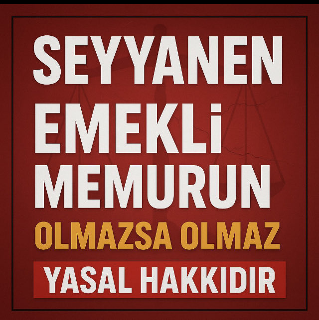 Kanuna göre #Memur ile #MemurEmeklisi'nin toplu sözleşmeleri beraber yürütülür ve aynı oranda zam alırlar!
Hükümet 3 sene önce çalışan memurlara seyyanen zam yapmış ve bunu #EmekliMemur'a da vermesi gerektiği halde vermemiştir. 
Yetkili sendika hiç oralı değil!
#Sendikaİstifa