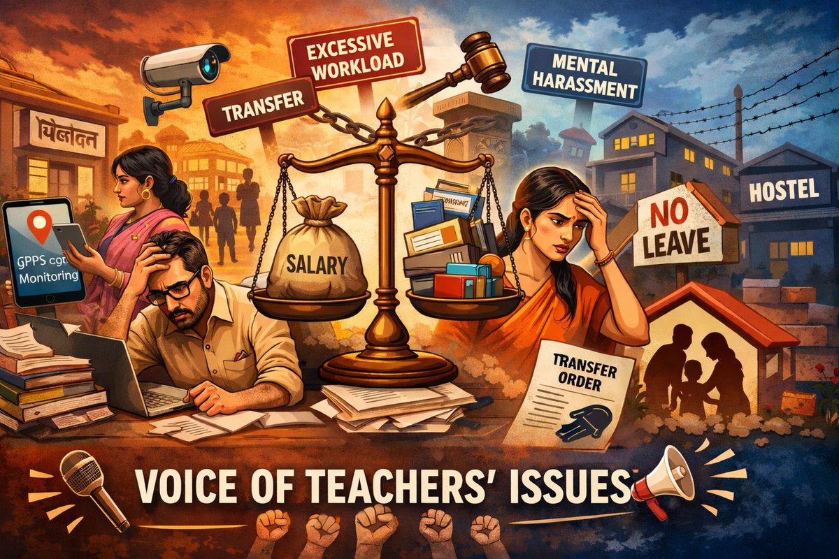ScstTeachers's tweet photo. हमारा उद्देश्य टकराव नहीं, समाधान है। शिक्षा की गुणवत्ता और शिक्षक सम्मान — दोनों साथ-साथ चलें, यही हमारी मांग है। https://t.co/oXoRCfEUD8