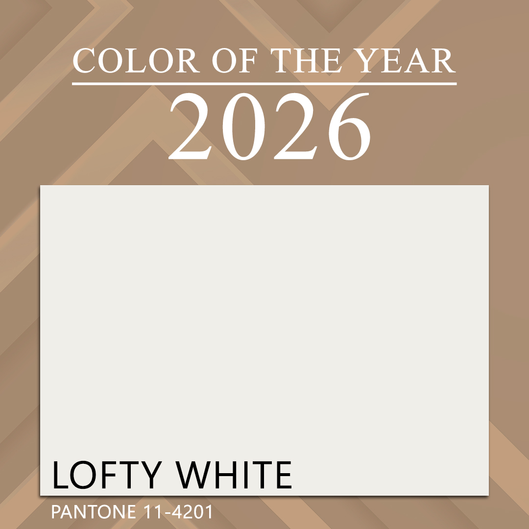 Pantone’s 2026 Color of the Year is Lofty White.

A soft, sophisticated neutral that reflects calm, clarity, and modern design.

See how it’s influencing 2026 interiors &amp; trends 👇
 cocoweb.com/blog/pantones-…
#Pantone2026 #ColorOfTheYear #InteriorDesign