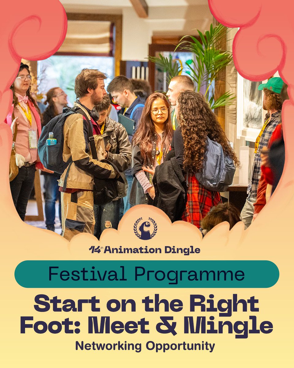 ANIMATIONDINGLE's tweet photo. For the first time ever, the Animation Dingle festival will be 3 full days of events, and to kick off the festivities, attendees can come WAVE, Dingle to meet other attendees, mingle and make new connections!
#AnimationDingle26 #AnimationFestival #IrishAnimation #Storytelling https://t.co/tQDiiM9QPk