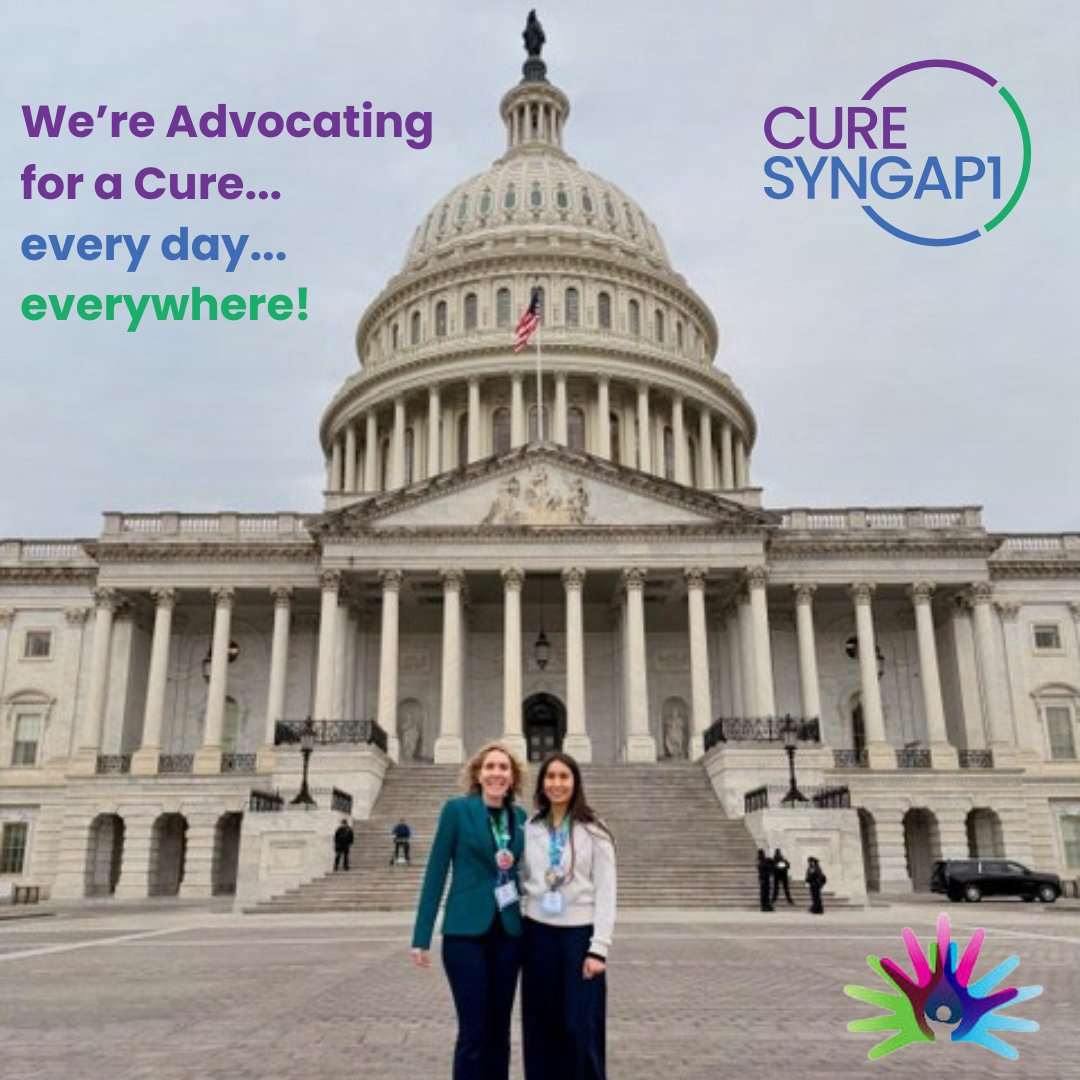cureSYNGAP1's tweet image. On the road again to DC to #Advocate on behalf of all #SYNGAP1 families! Thank you to Virginie and Paulina for making our voices heard!

You can help use throughout the year - see how at cureSYNGAP1.org/RDD26

Together, we will #CureSYNGAP1!!💙 💜 💚 

@rarediseaseday
