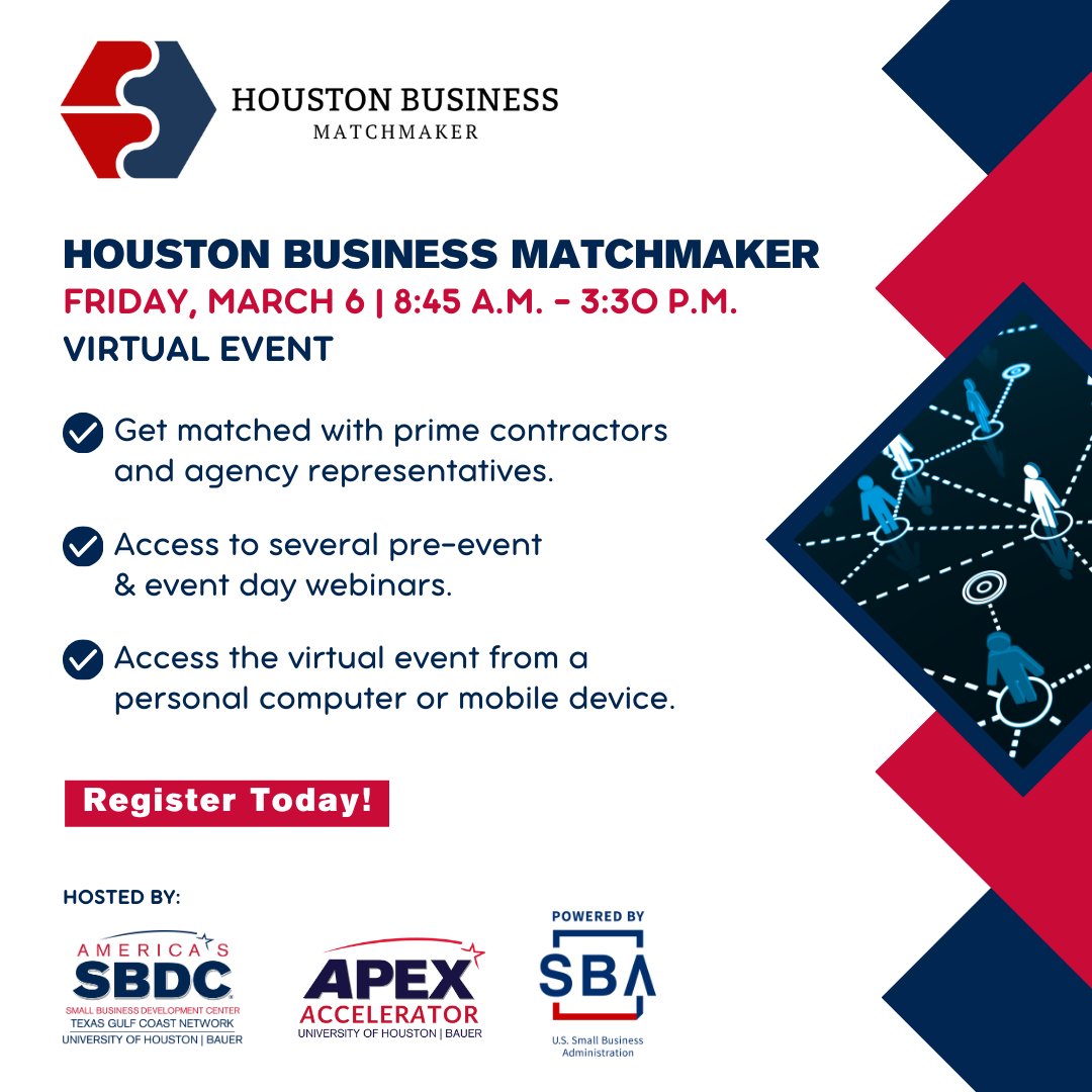 Univ. of Houston Texas Gulf Coast SBDC Network tweet media