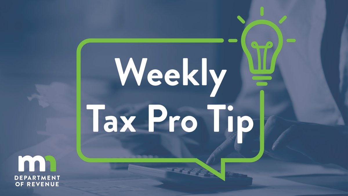 Minnesota Revenue tweet media