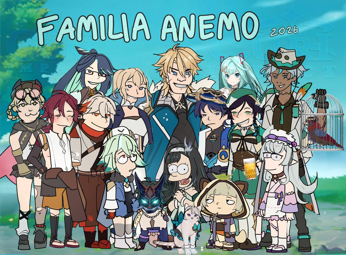 LA FAMILIA PERFECTA 🗣️🔥

Créditos: Lumi Likethestars Inthenightsky en FB
#CuriImpact #GenshinImpact #Anemo