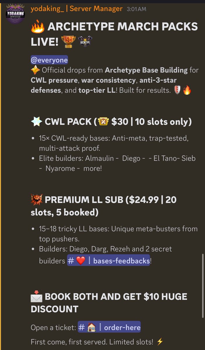 Archetype Base Building tweet media