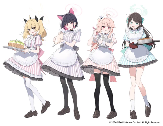 「ブルーアーカイブ POP UP SHOP」にてティーパーティーと放課後スイーツ部を描かせていただきました! マルイや海外のアニメイトで開催予定です! どうぞよろしくお願いいたします!