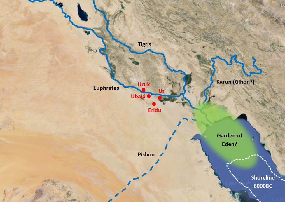 En 1987, un satélite espacial descubrió el lecho de un río fósil oculto bajo la arena del desierto de Arabia. Acababa de encontrar la pieza tecnológica que faltaba para resolver un enigma de 3.000 años: la ubicación real del Jardín del Edén. Tira del hilo 🧵👇🏽👇🏽👇🏽