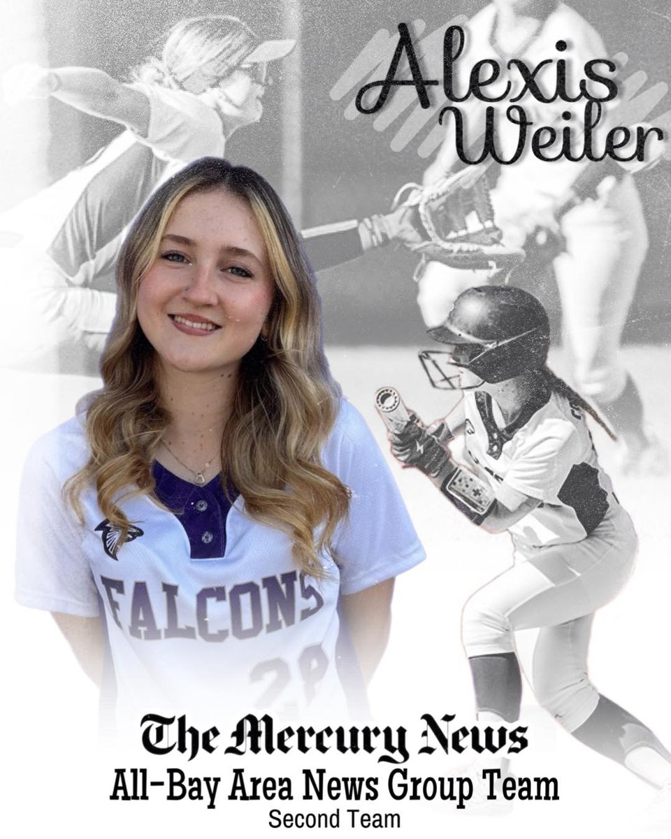 MtDiabloUSD's tweet photo. Congrats @CPHSfalcons Softball Player Alexis Weiler, named a Player to Watch in Bay Area News Group HS softball preview! DAL Foothill Div. co-most valuable player &amp; 2nd-team all-Bay Area News Group selection in 2025. Hit .466 with 20 runs, 34 hits, 18 RBIs https://t.co/g0teri5mHG https://t.co/KwrIfIhcl6
