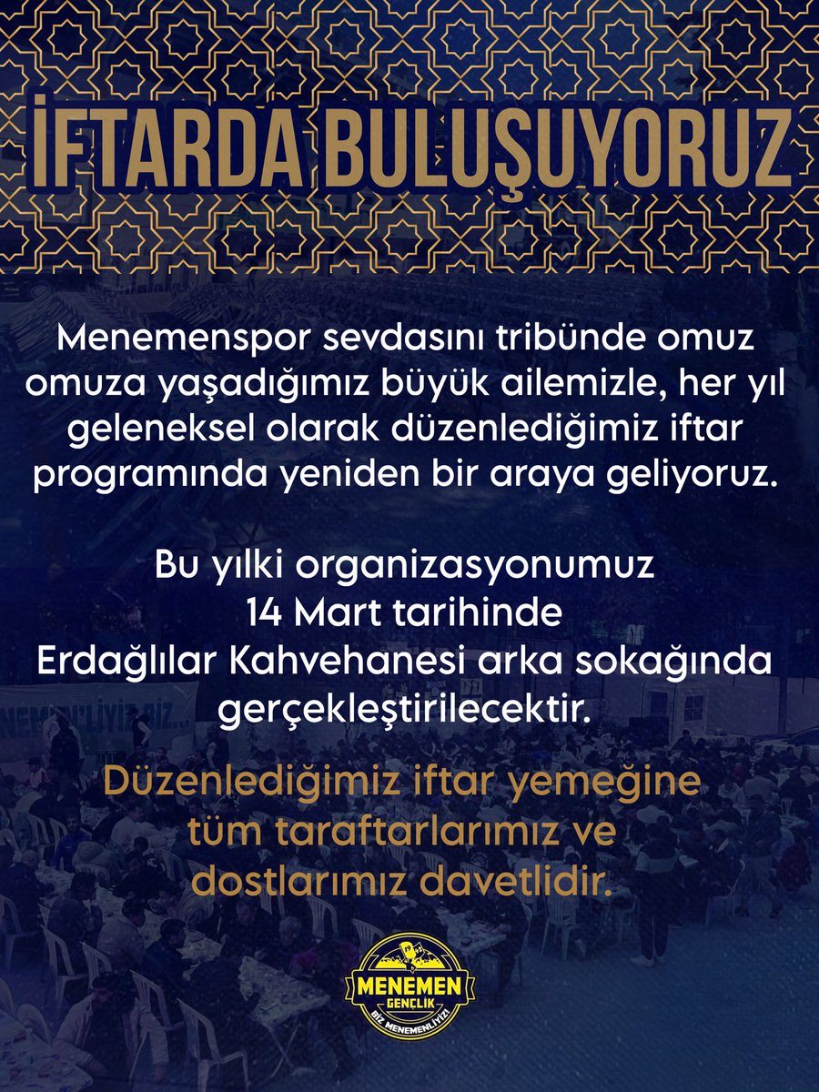 Bu yılki organizasyonumuz
📅 14 Mart tarihinde
📍 Erdağlılar Kahvehanesi arka sokağında gerçekleştirilecektir.