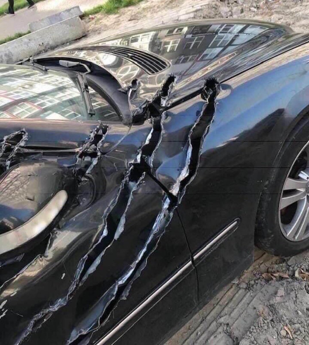 Your partner comes back with your car like this what will be your reaction 🥺