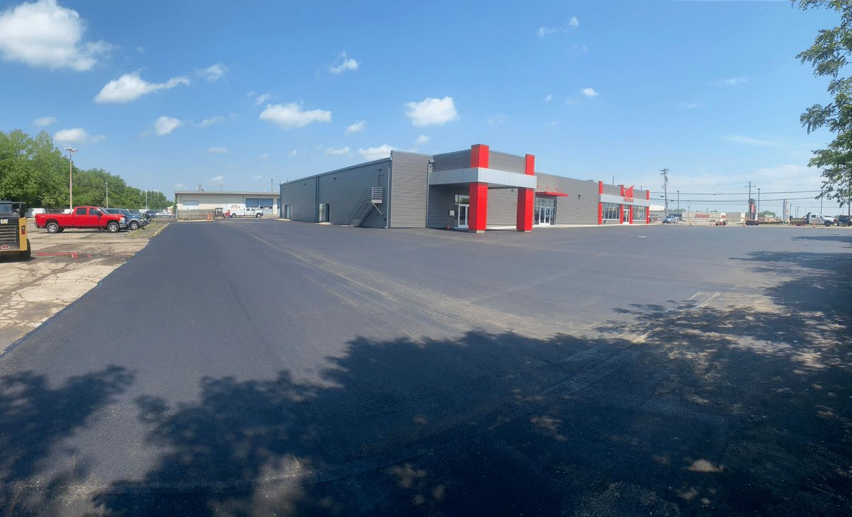 JCSolutionsinc's tweet photo. With the snowy weather again today, we're missing the paving season! Here's a few photos from our jobs last year at Honda in Fairfield, Kroger in Edgewood, Kentucky, and Quik Trip in West Chester! https://t.co/RlPm3e8xgE
