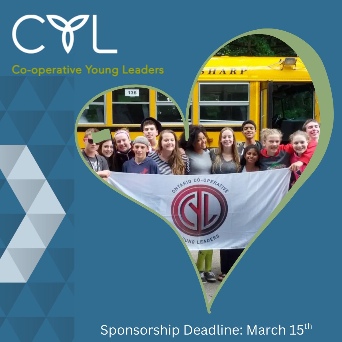 agris_coop's tweet image. ⏰ Deadline approaching!

AGRIS is sponsoring 1-2 students for the Co-operative Young Leaders Program - covering most of the cost.

Apply by March 15
🔗 fscooperatives.com/agriscoop/abou…

 #AGRIS #CYL #FutureLeaders