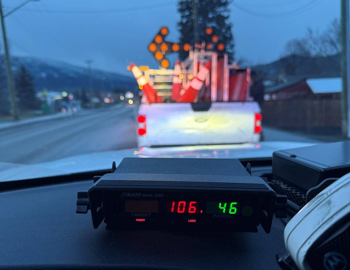 MerrittRcmp's tweet photo. #MerrittRCMP - Fast &amp; Foolish: driver caught travelling at 106km/h in a 50km/h zone right past the police station https://t.co/THli22SCAL https://t.co/cYIQYxtQ09
